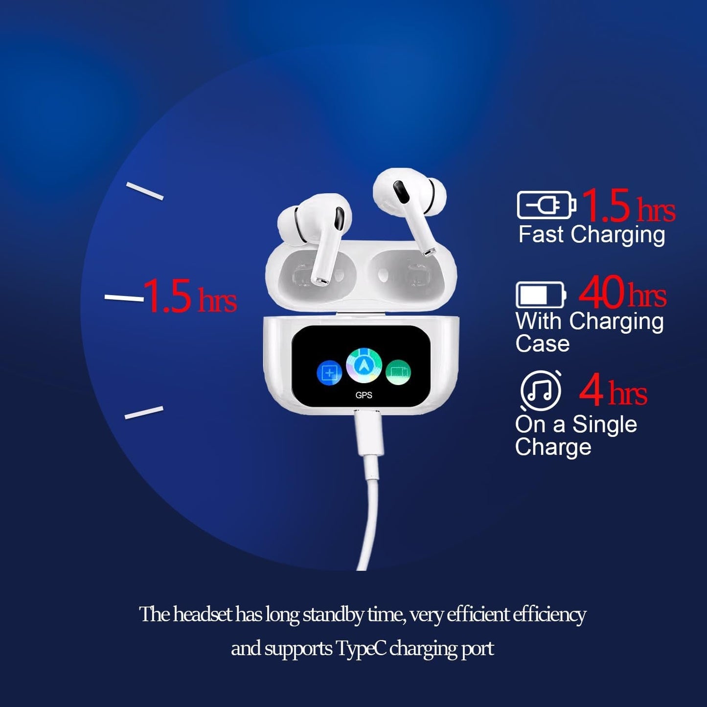 Airbuds Touch Screen